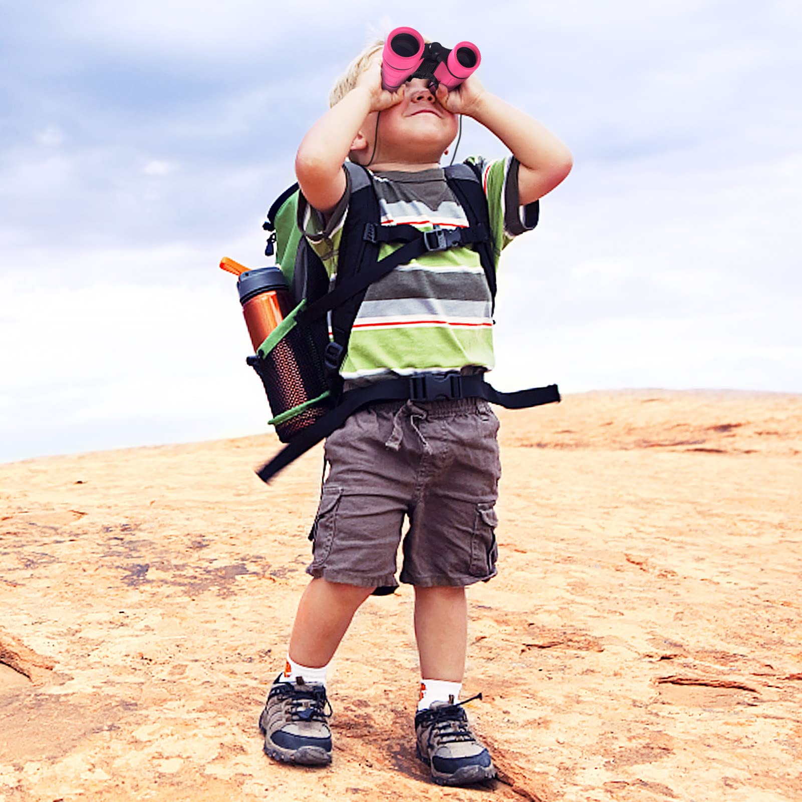 ESSENSON Outdoor-use Binoculars support nature study on trips.