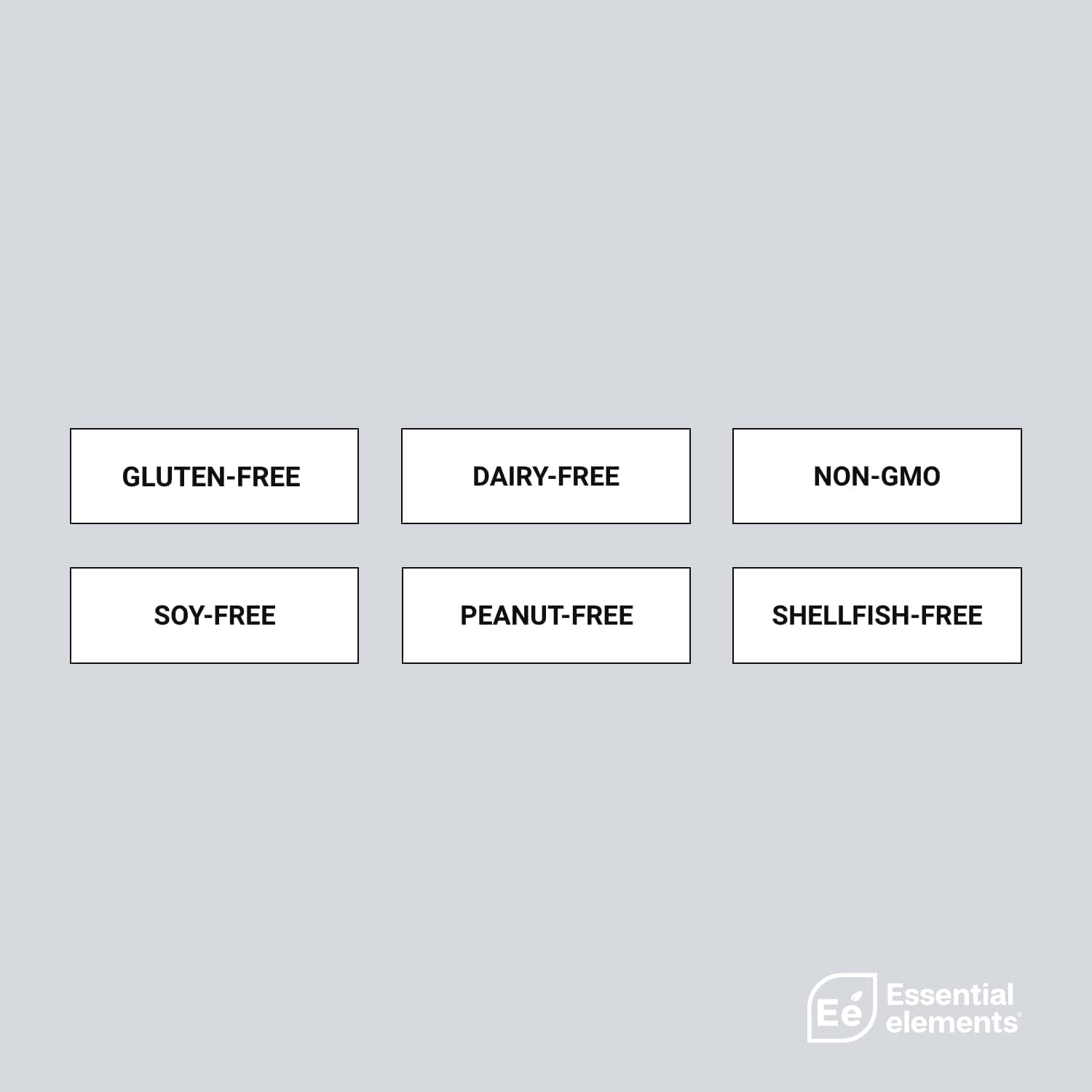 Ingredients list highlight for Essential Elements Magnesium Plus Zinc D3