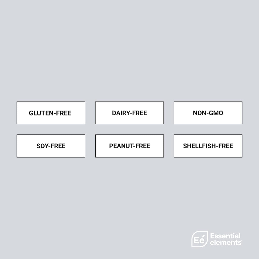 Ingredients list highlight for Essential Elements Magnesium Plus Zinc D3