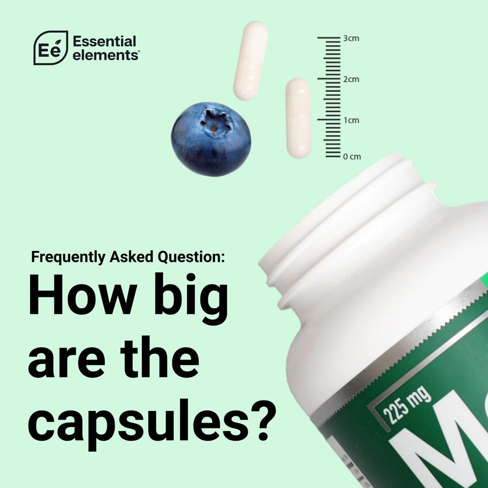 Packaging on shelf spotlighting Essential Elements Magnesium Plus Zinc D3