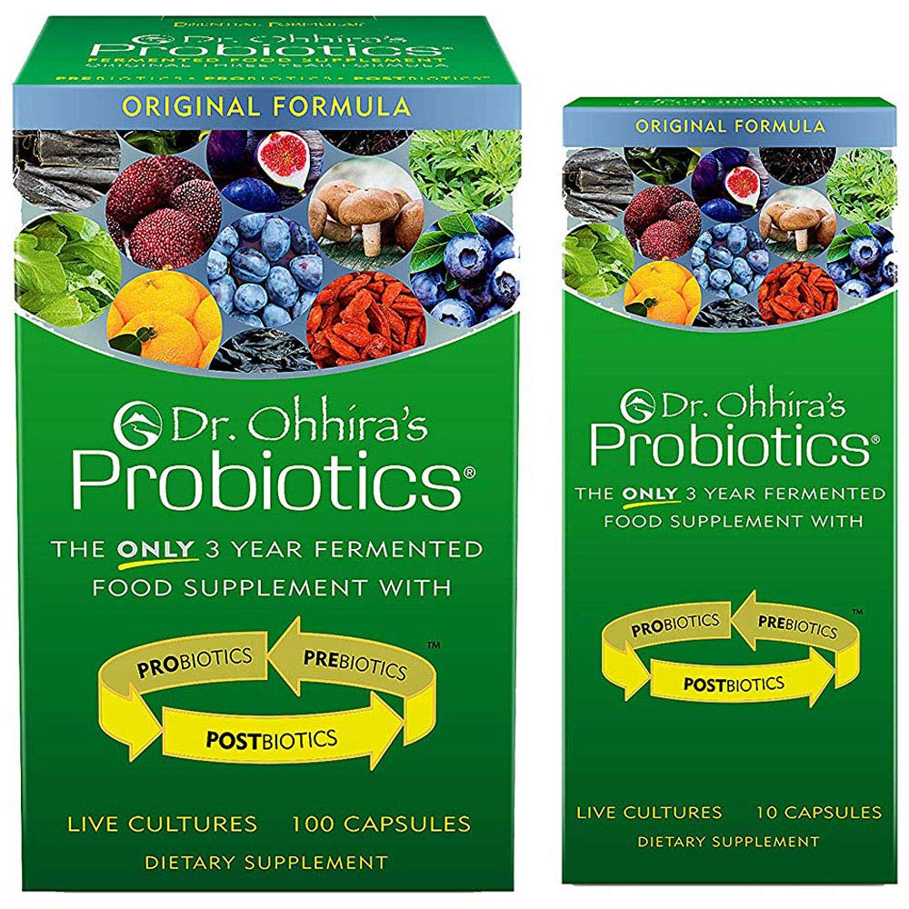 Essential Formulas Dr Ohhira's Probiotics daily original bottle shows shelf-stable probiotic power for daily support