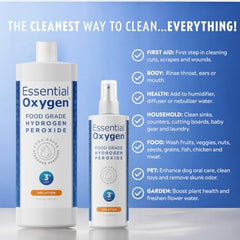 Essential Oxygen 32oz refill bottle for economical cleaning tasks