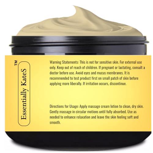 Essentially KateS Arnica 5% Cream Lotion texture close-up shows a non-greasy feel.