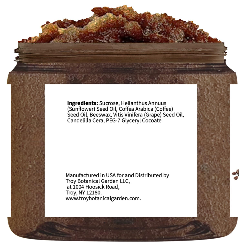 Essentially KateS scrub texture close-up shows gritty exfoliants for smoother skin.