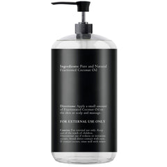 Essentially KateS fractionated coconut oil no-scent image shows unscented formula for sensitive routines.