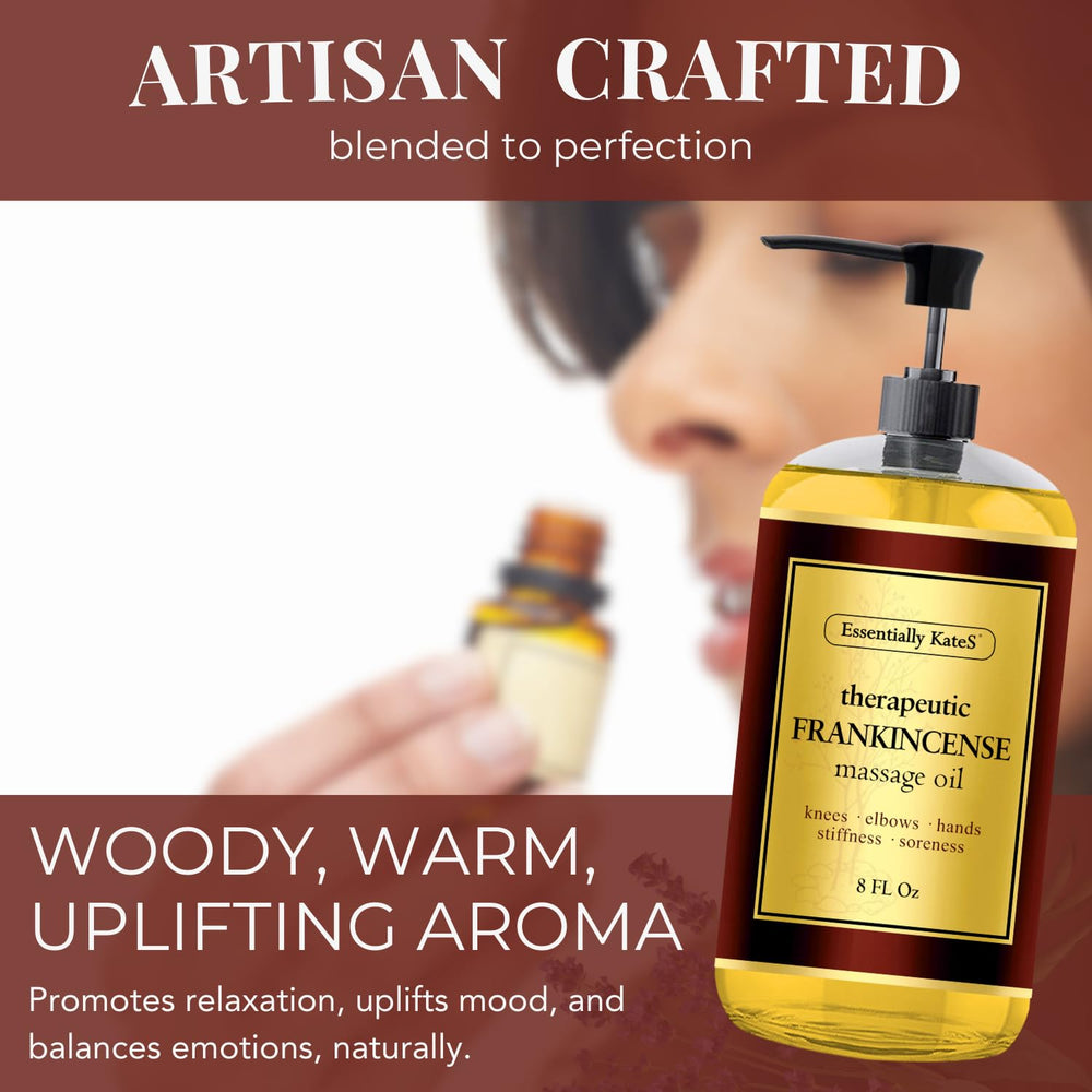 Essentially KateS Frankincense Massage Oil near the knees suggests joint comfort potential.
