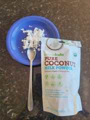 Essenzefruits coconut milk powder offers lactose‑free coconut flavor for recipes