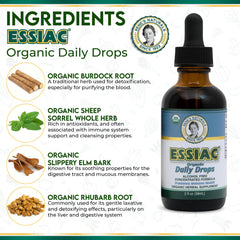 Essiac Drops alcohol-free formula in bottle