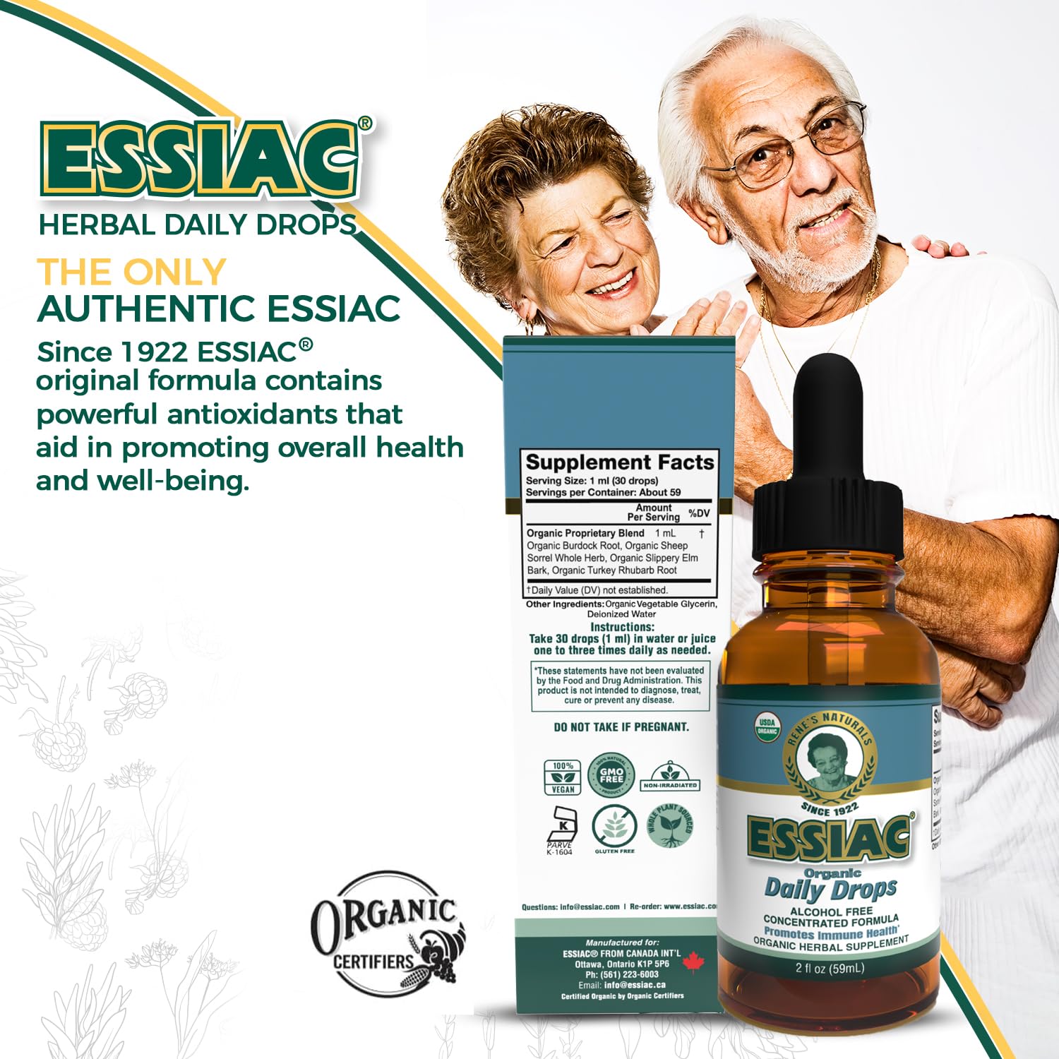 Essiac Drops sheep sorrel close-up visual