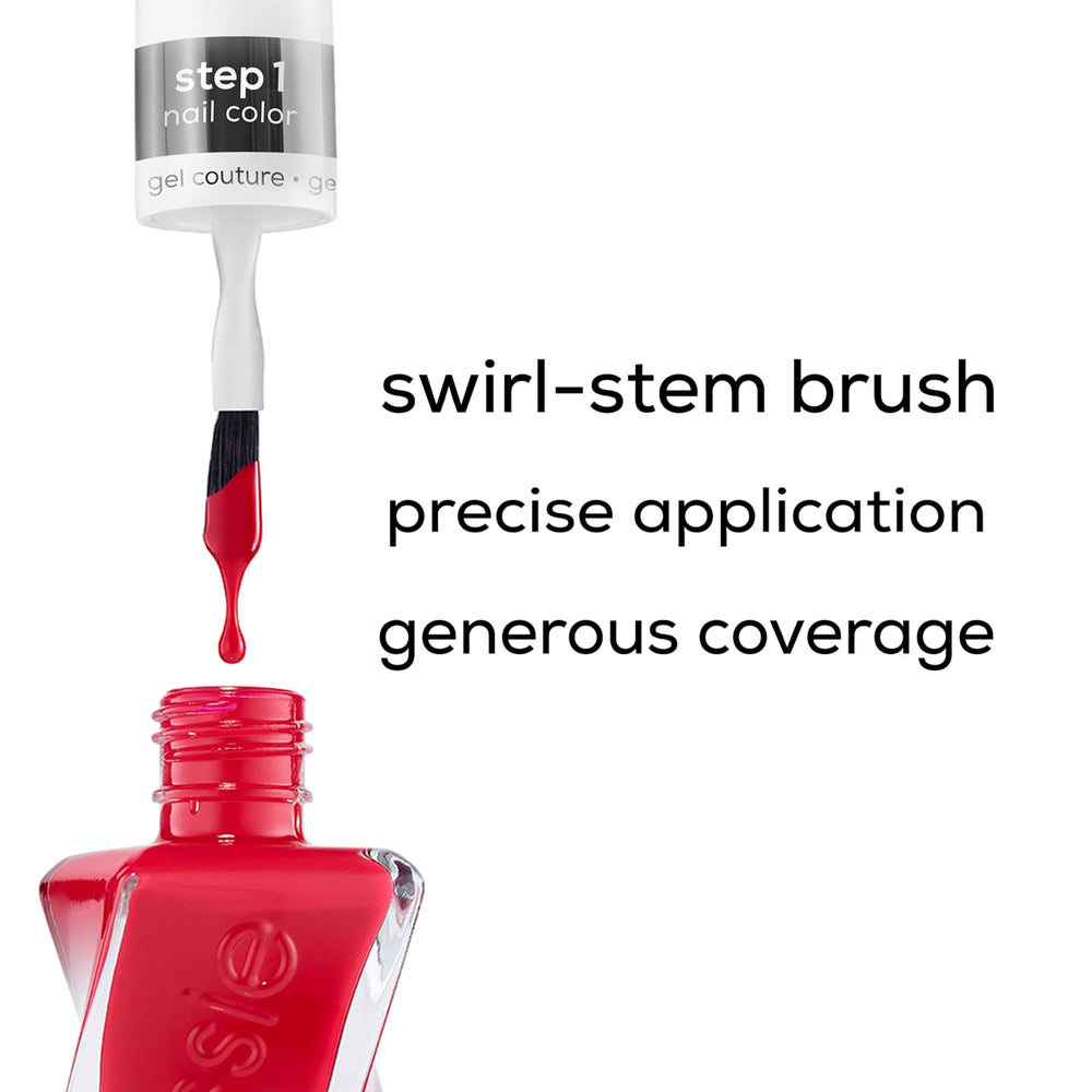 close-up of swirl-stem brush on the Gel Couture bottle