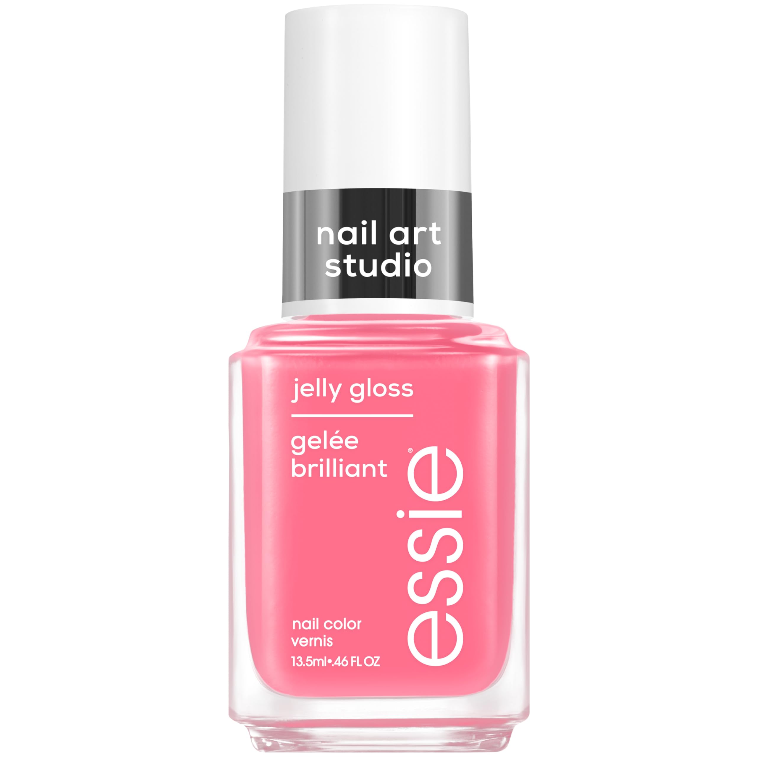 essie Nail Art Studio Riviera Rush bubblegum pink polish offers easy, buildable color