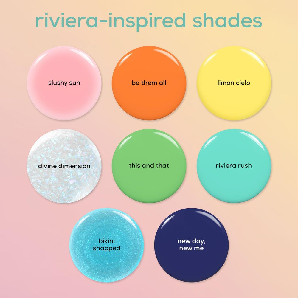 essie Riviera Rush shades ideal for quick summer-ready nails