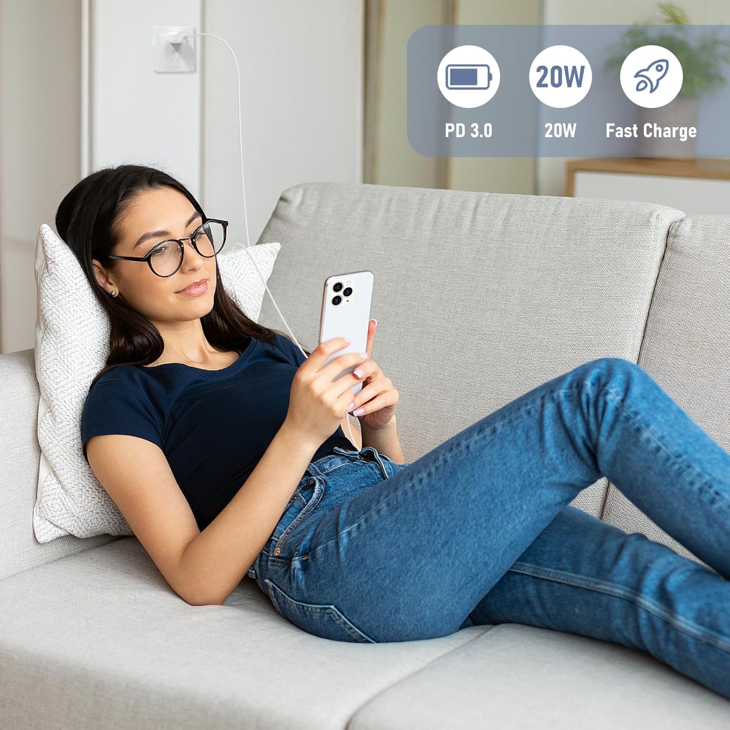 Essri safety features protect devices during charging in busy spaces.