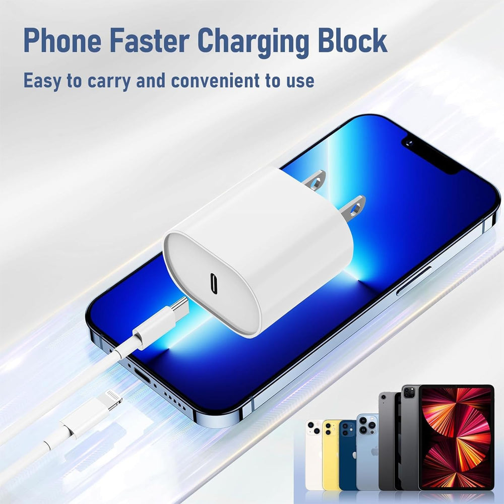 Essri USB-C to Lightning cable 6ft enables desk charging with ease.