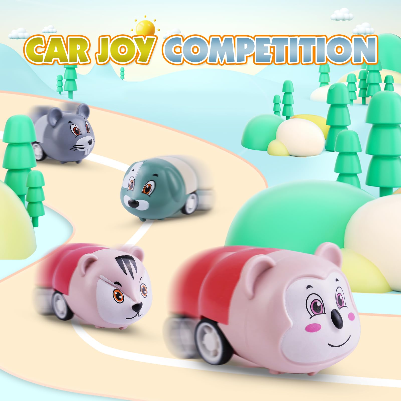 Estardaa lion pull back car – sturdy, bright mini racer for toy-chase games.