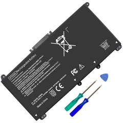 ESTENGPRO HT03XL battery front view for HP Pavilion shows compact design and reliable power