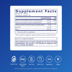 Ester-C Flavonoids capsules closeup for convenient daily immune support