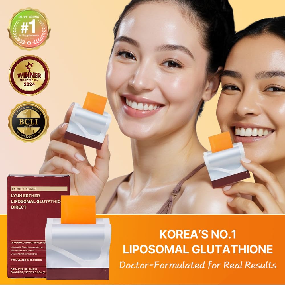 ESTHER FORMULA Liposomal Glutathione Strips liver-support blend for daily detox routines