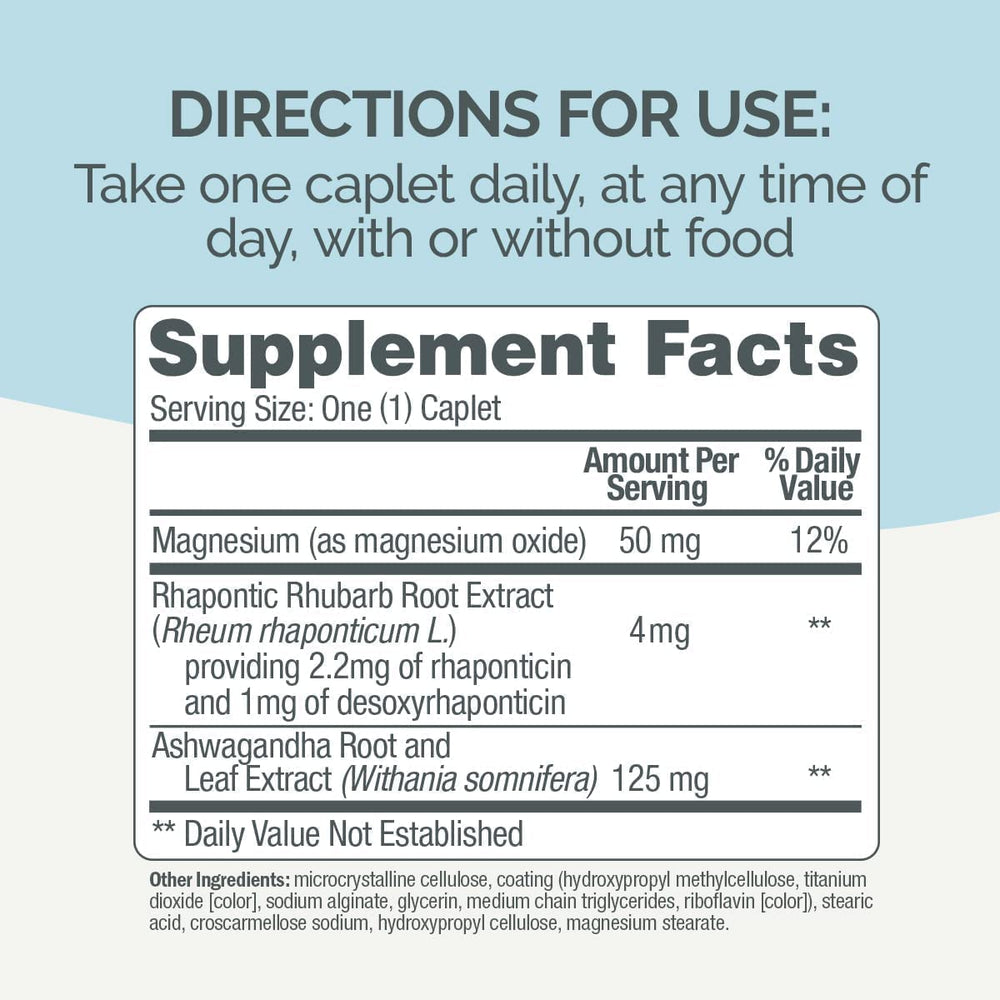 Estroven Complete rhapontic rhubarb extract bottle emphasizes key botanicals