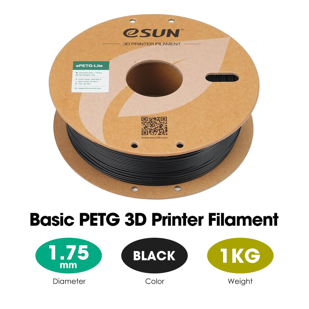 eSUN PETG Basic Filament glossy surface detail for high quality finishes on precise parts.