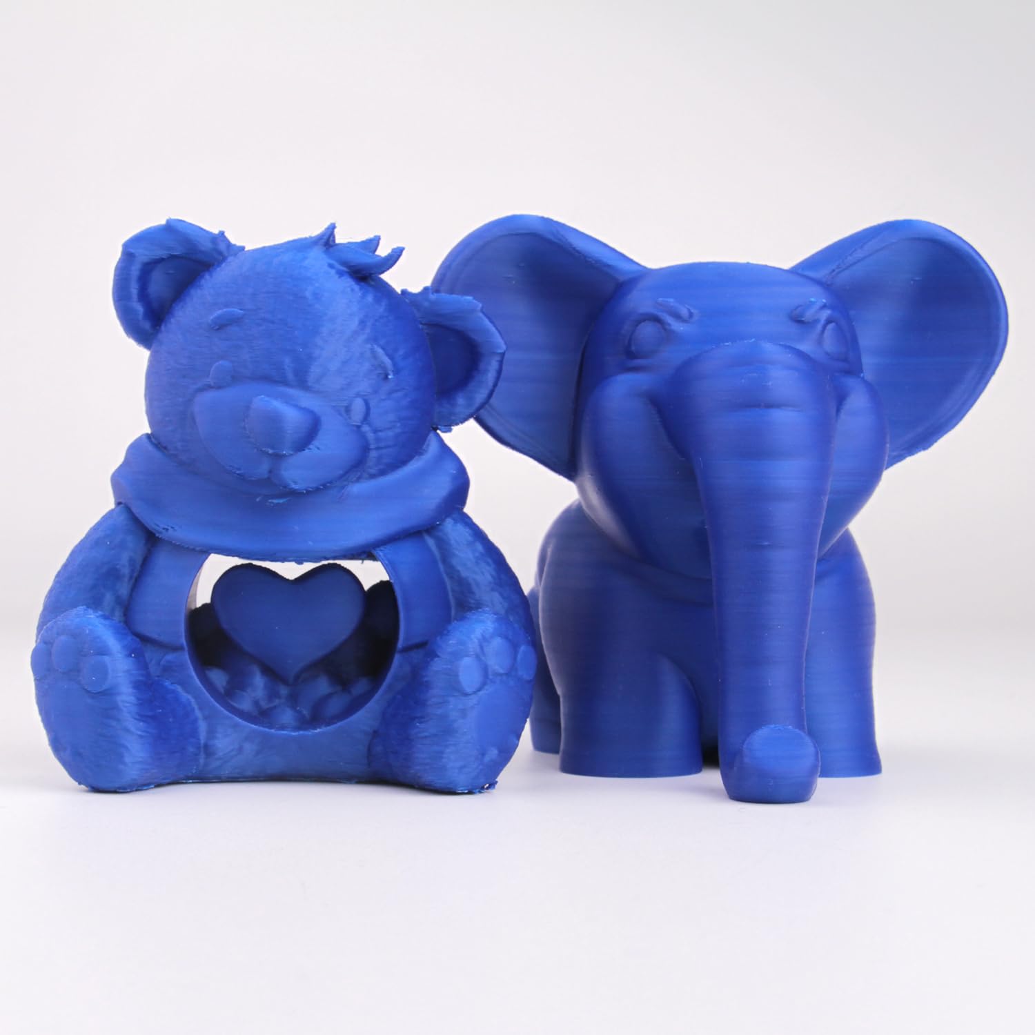 Blue filament supports high-speed printing with smooth surfaces