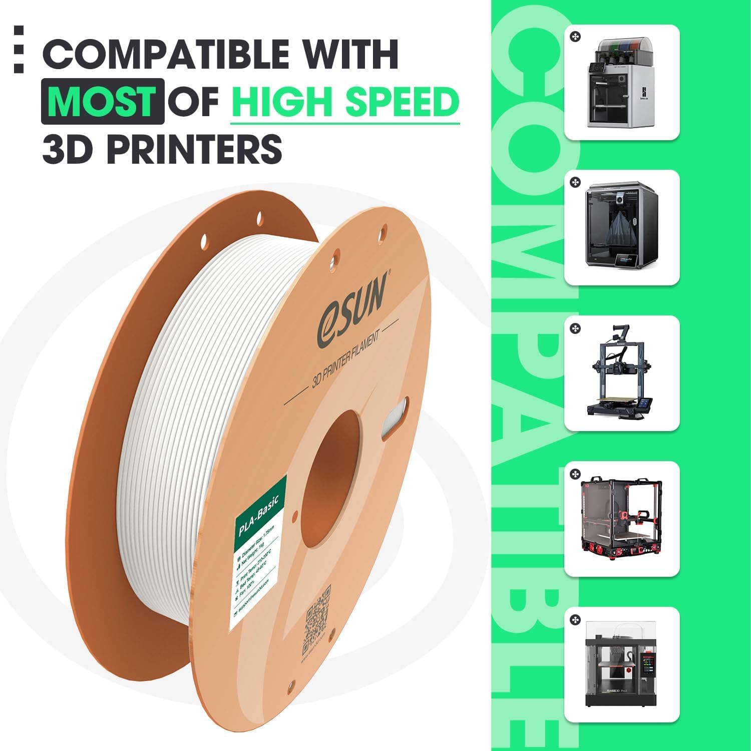 eSUN PLA Basic yellow printed sample showcases smooth surface and color accuracy