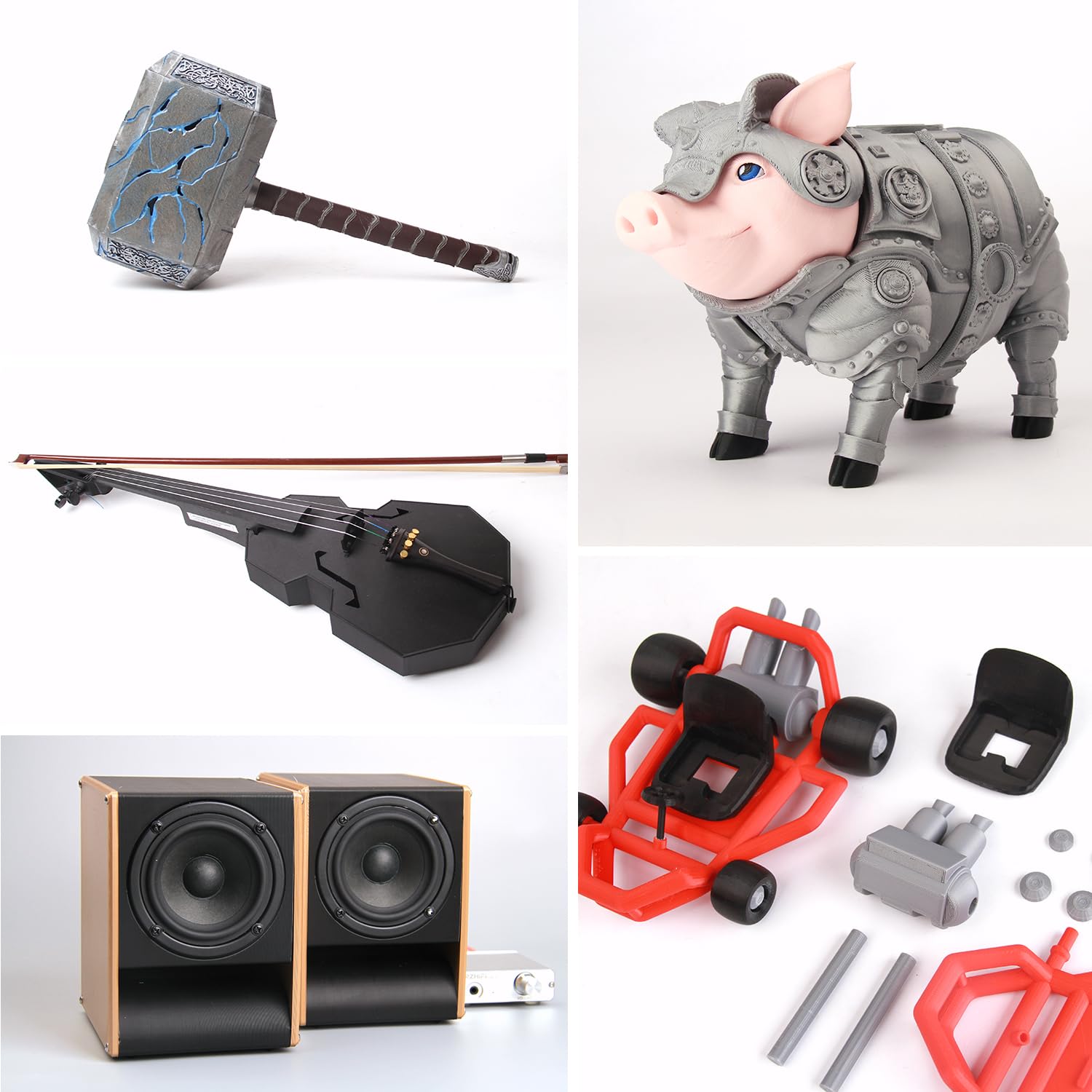 eSUN PLA+ rugged finish suitable for functional, durable parts.