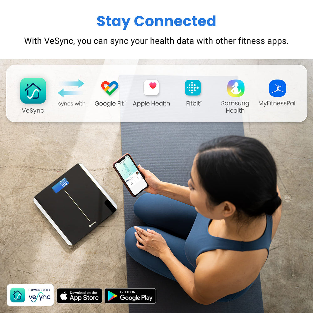 Baby Mode on Etekcity scale weighing a child for growth tracking.