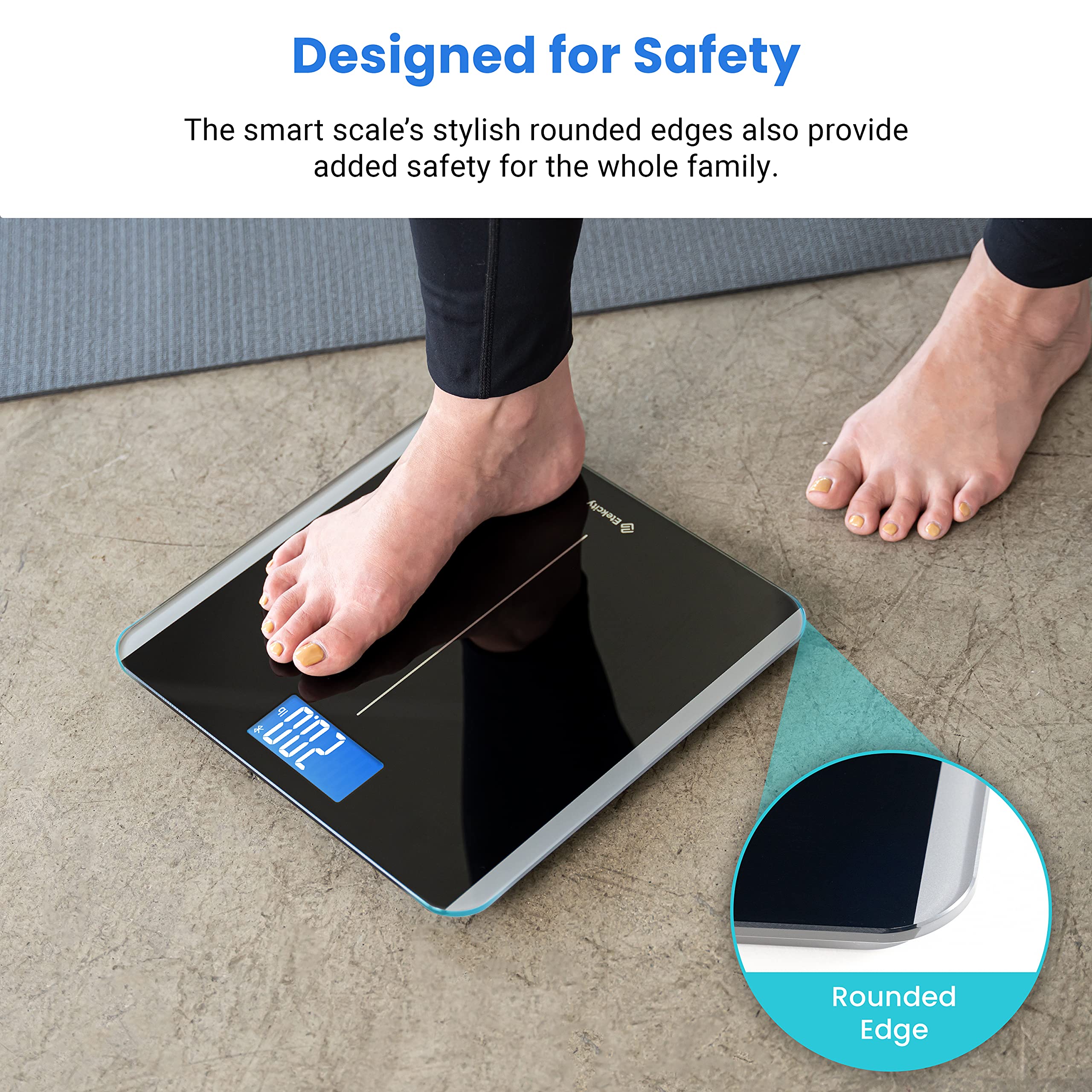 BMI and weight trend visualization in VeSync app for Etekcity scale.