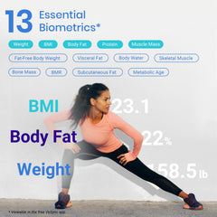 Etekcity Smart Scale high-precision sensors for tiny weight increments.