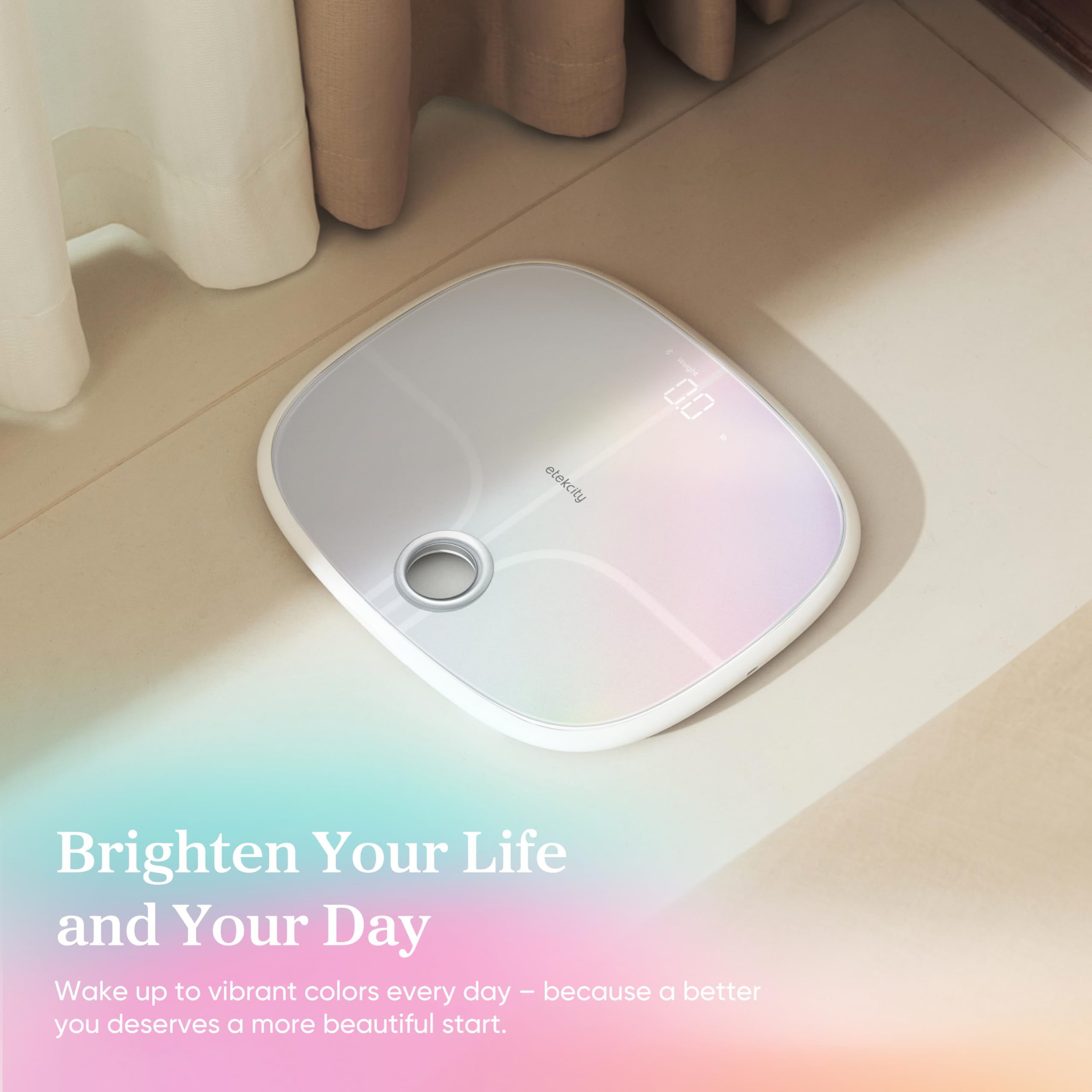 Etekcity Smart Scale secret mode hides exact weight for privacy