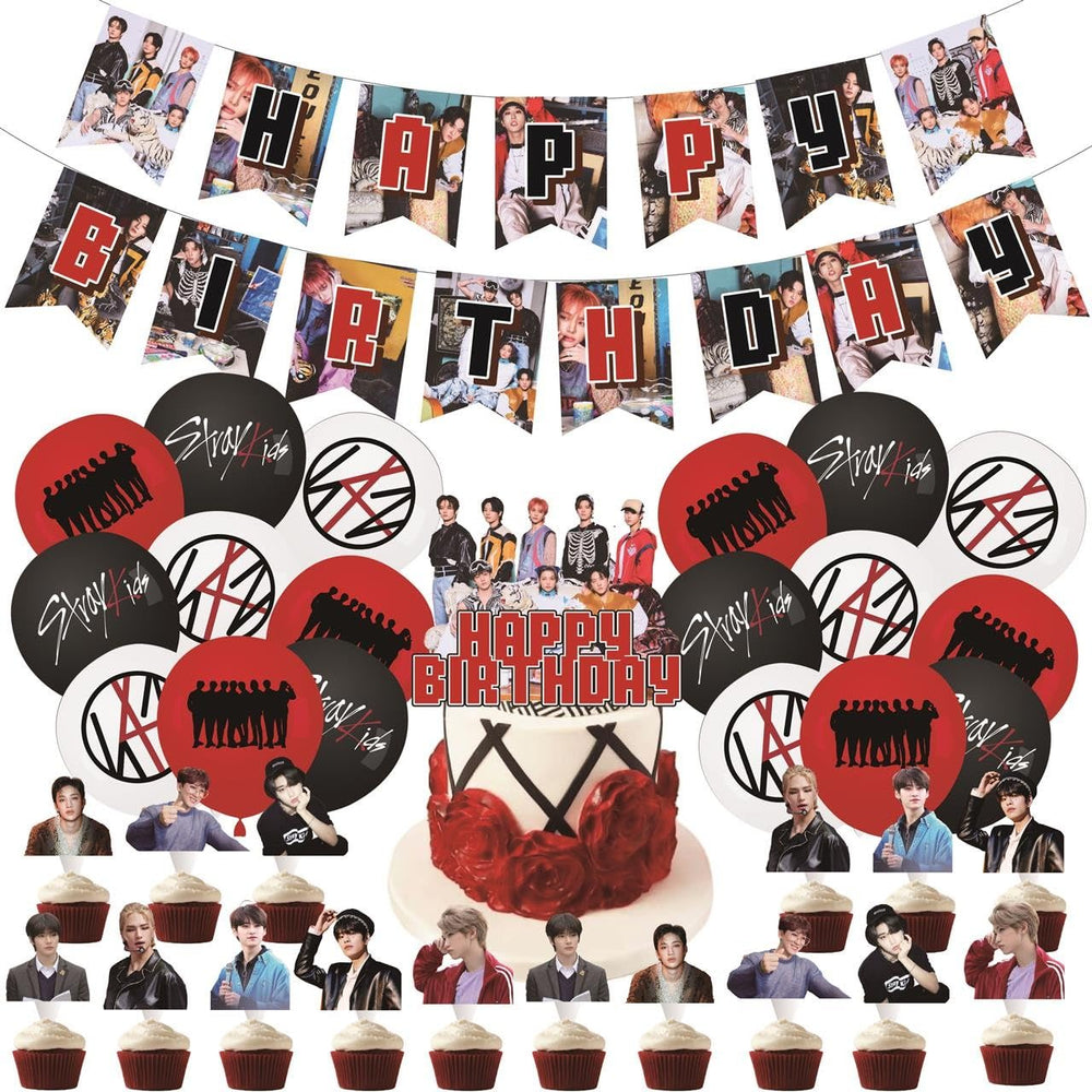 eTel Like Stray Kids 5 Star banner adds colorful flair to celebrations