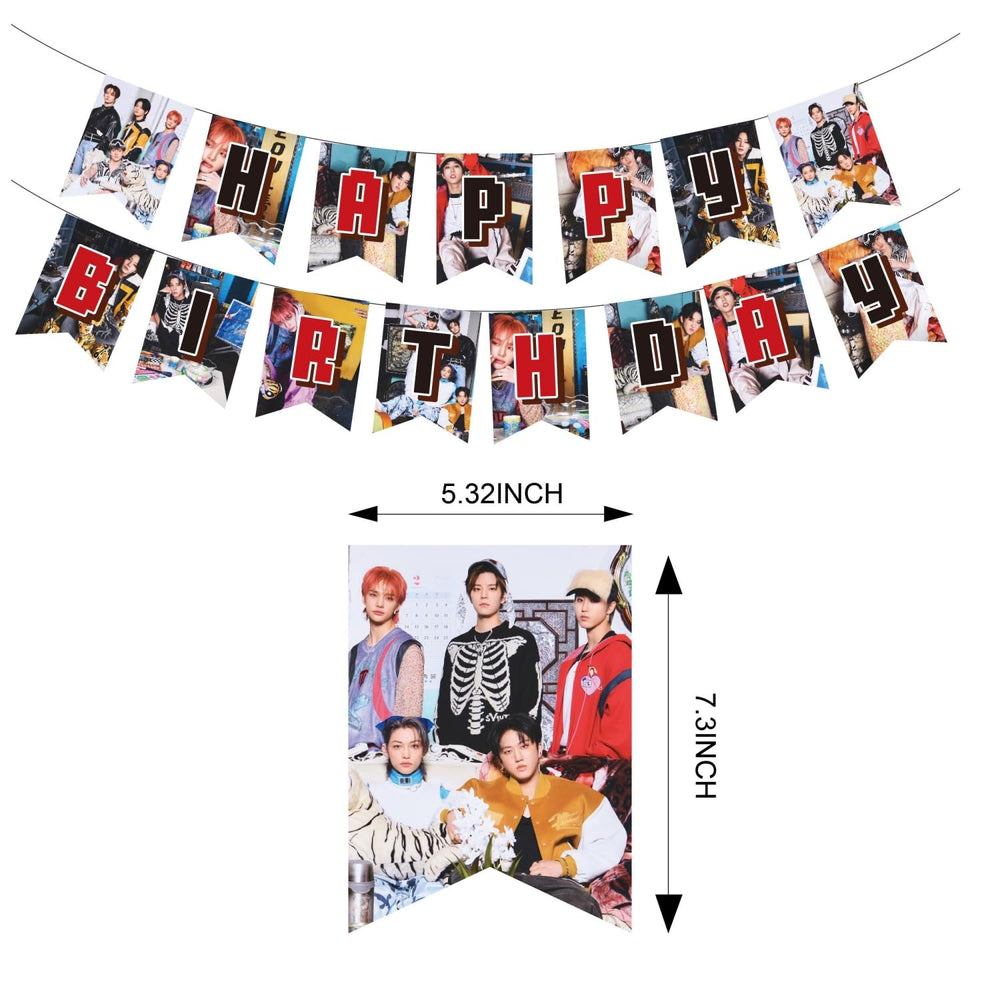 eTel Like Stray Kids cupcake toppers add colorful, themed accents
