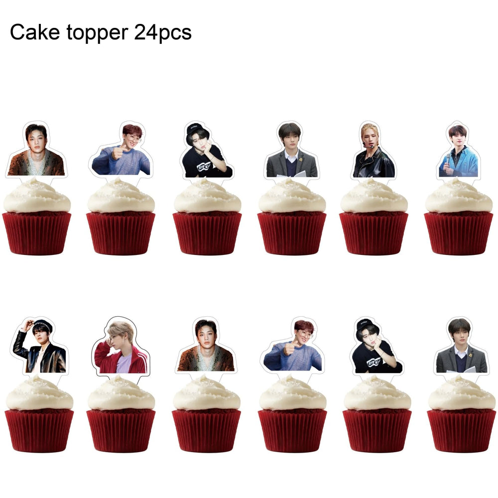 eTel Like Stray Kids party set packaging offers ready-to-use decorations