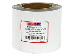 EternaBond RoofSeal White close-up shows adhesive layer for a watertight seal