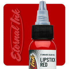 Eternal Ink red tattoo ink bottle with vibrant color for bold lines.