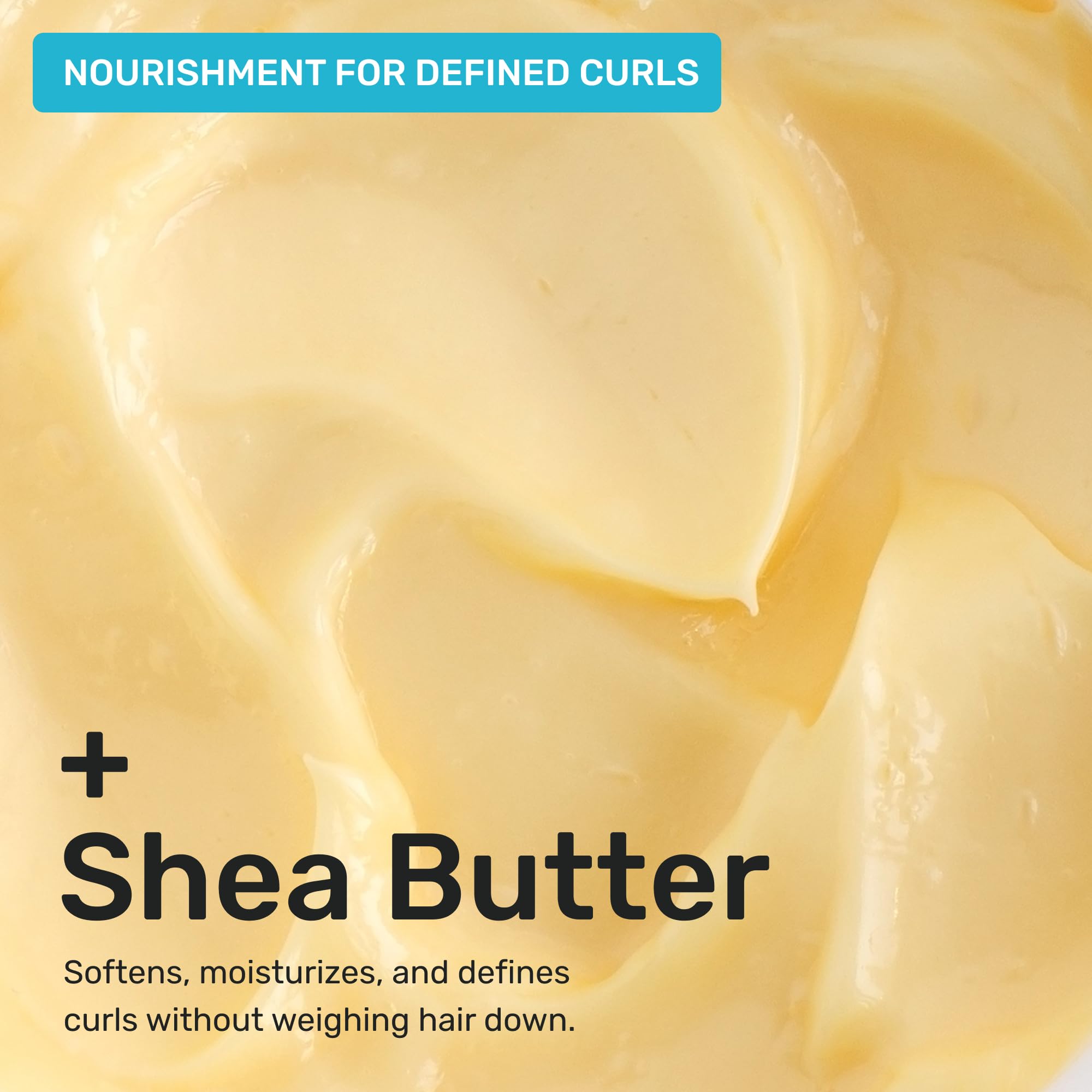 Ingredients include shea butter and cocoa seed butter for hydration