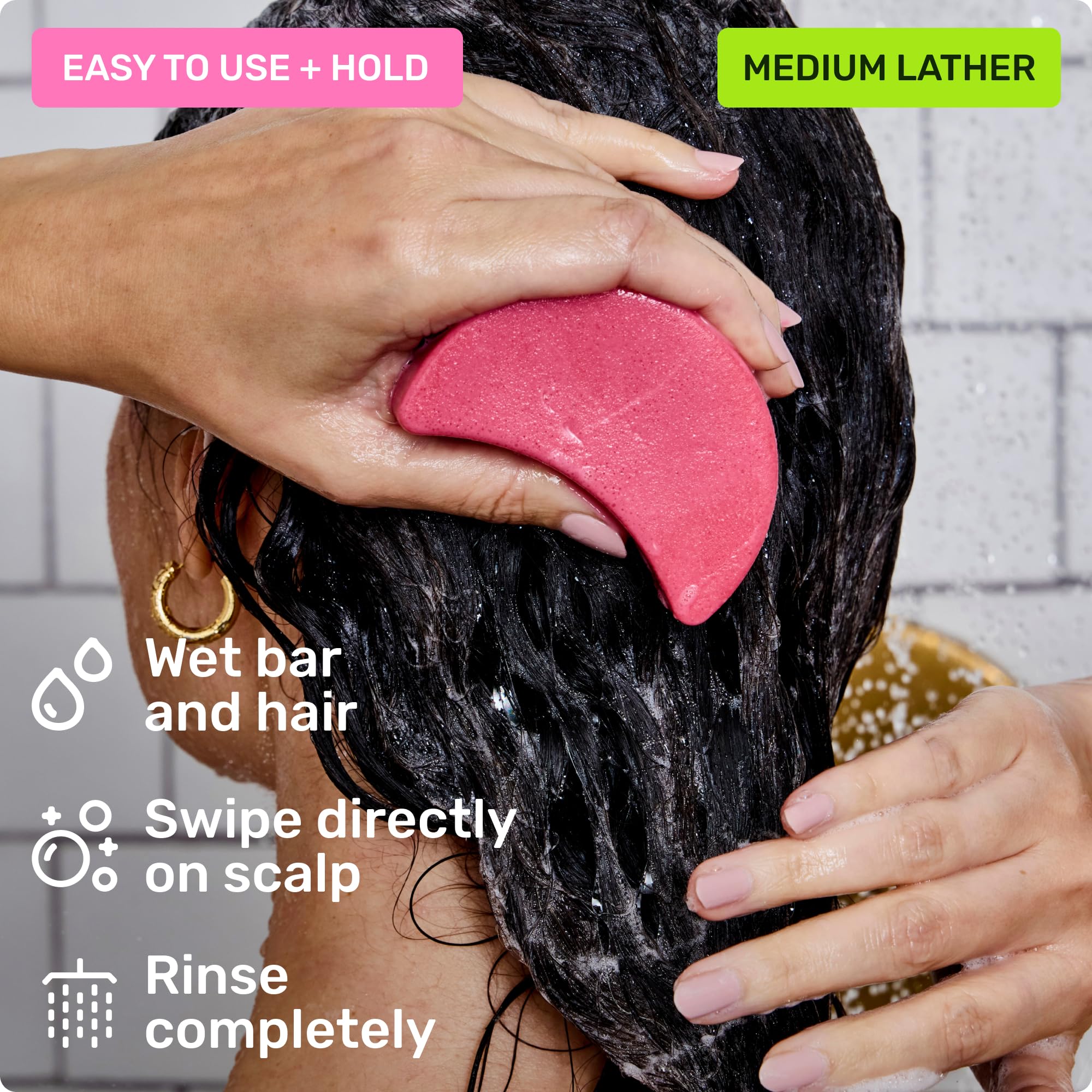 Ethique Everyday Conditioner Bar complements the routine