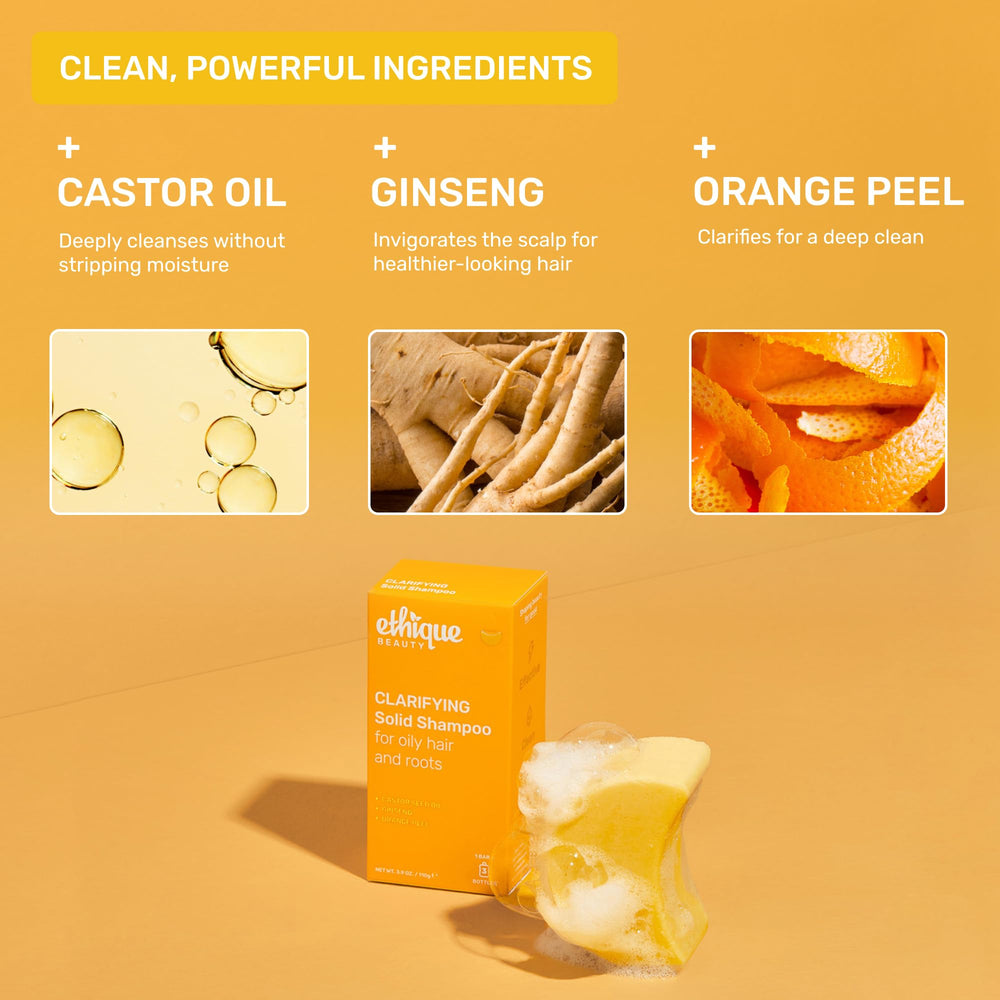 Ethique travel-friendly shampoo bar fits in bags without liquid bottles.