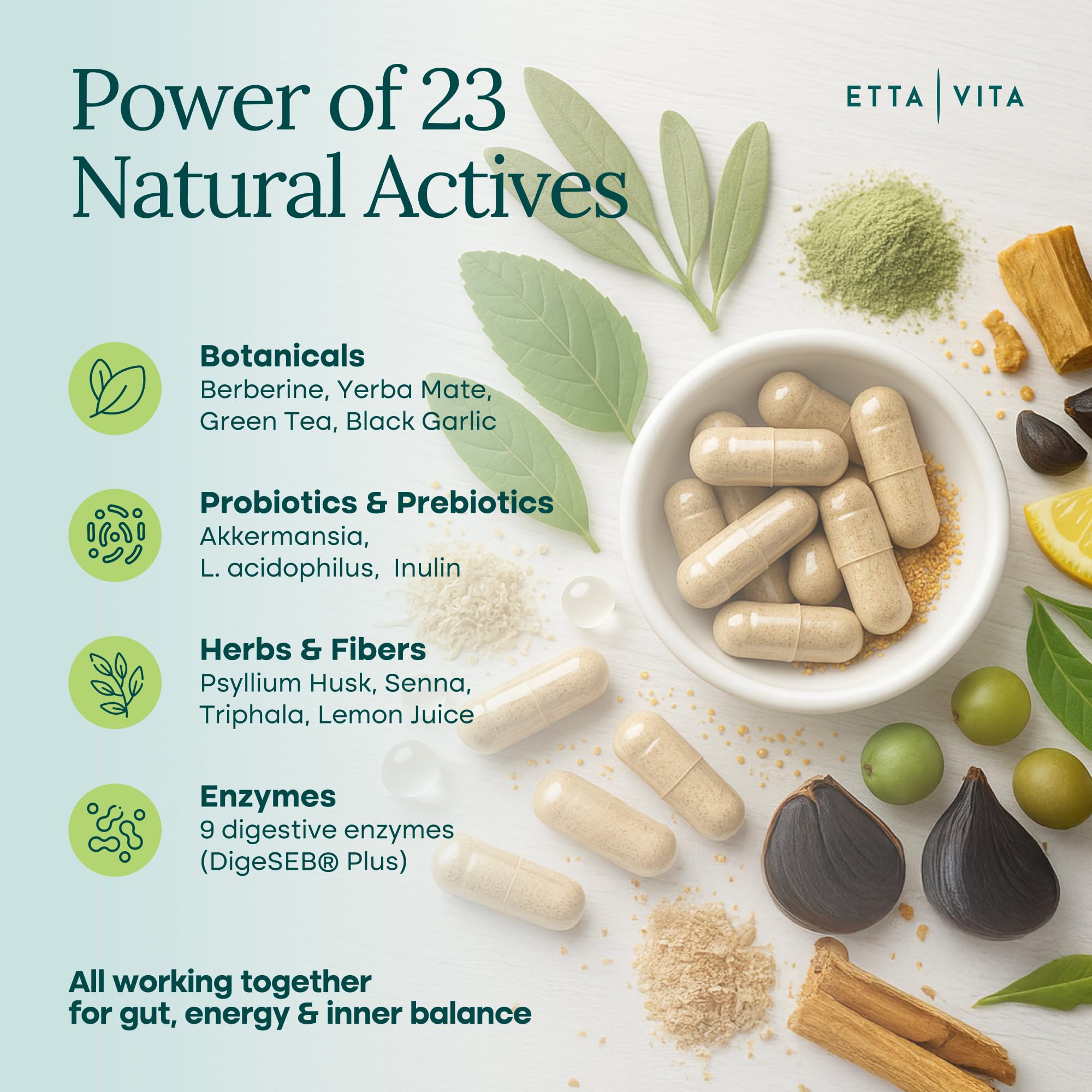 Etta Vita Colon Cleanse daily-use setup promoting steady energy and focus