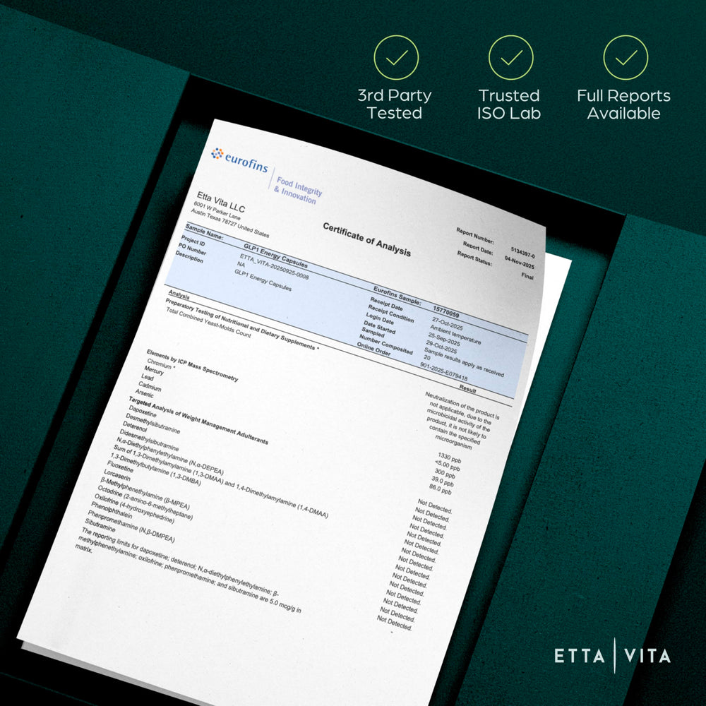 Etta Vita Colon Cleanse packaging box showcased for shelf visibility