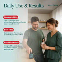 Etta Vita turmeric and cinnamon capsules for antioxidant support