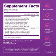 Etta Vita bovine colostrum indicating immune support and daily vitality.