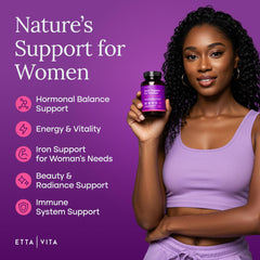 Etta Vita grass-fed organ blend bottle highlighting the nutrient-rich complex.
