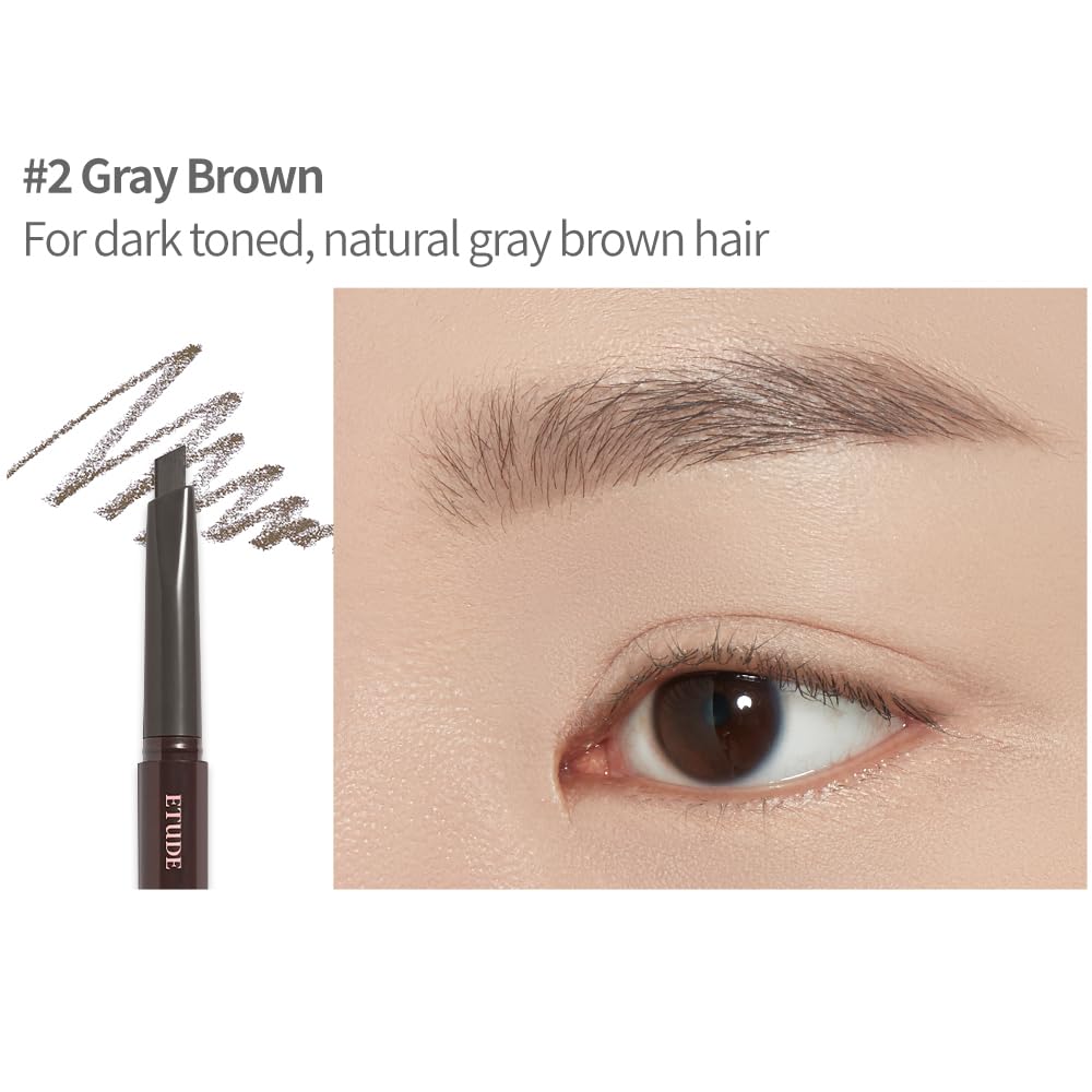 ETUDE Drawing Eye Brow long-lasting formula resists daily wear.