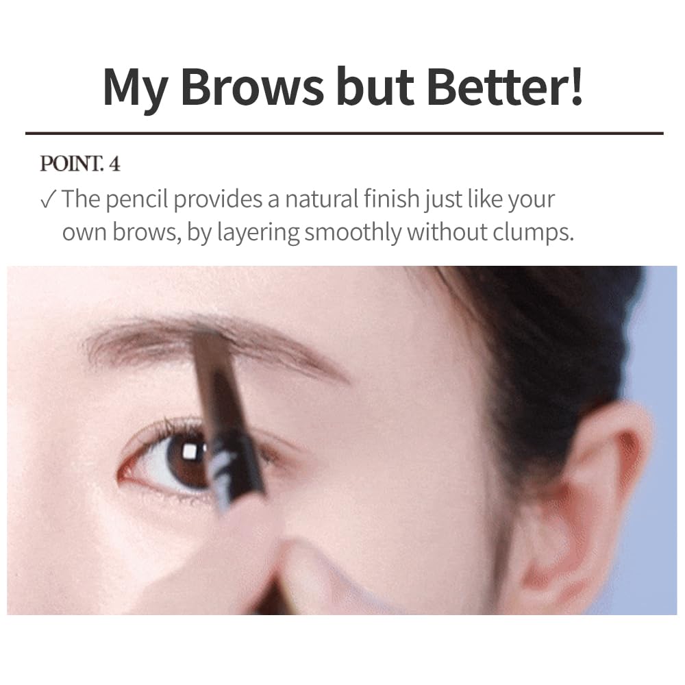 ETUDE Drawing Eye Brow color builds naturally with layering.