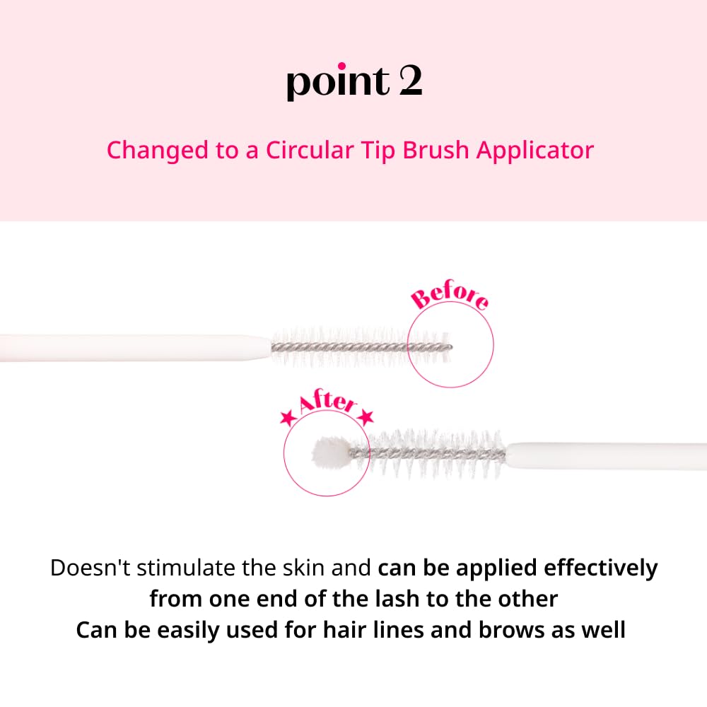 ETUDE My Lash Serum application along lash line for targeted conditioning