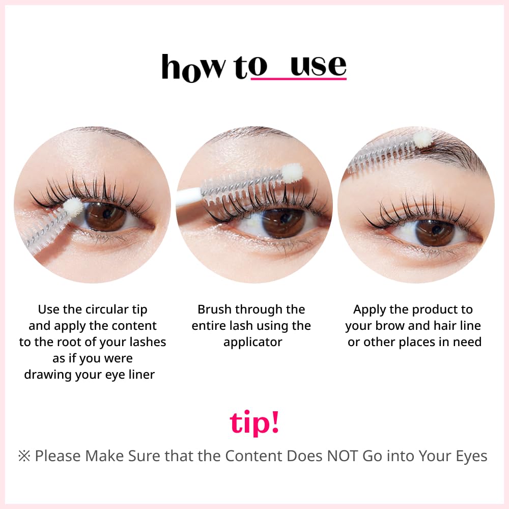 ETUDE My Lash Serum paraben-free and talc-free label detail