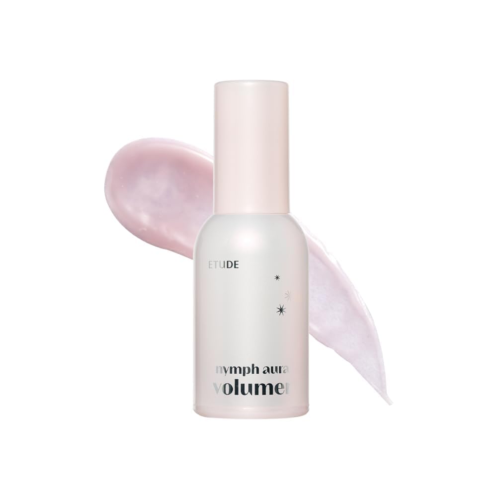 Etude Nymph Aura Volumer bottle close-up showing sleek packaging and premium appeal