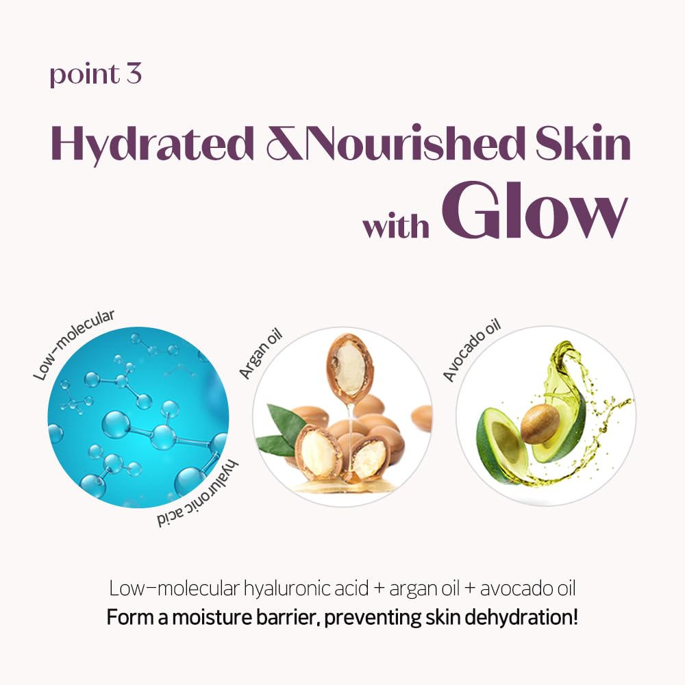 Etude Nymph Aura Volumer cream texture for dewy complexion